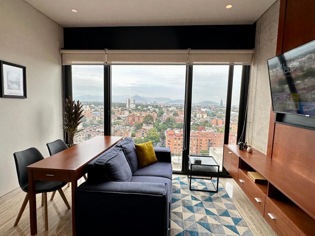 Apartmán Loft Con Increible Vista Zona Polanco Condesa - Gym Y Business Center Ciudad de México Exteriér fotografie