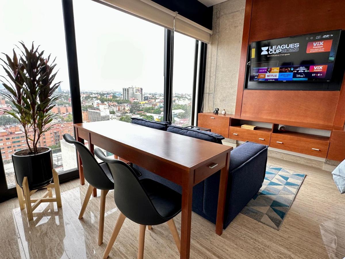 Apartmán Loft Con Increible Vista Zona Polanco Condesa - Gym Y Business Center Ciudad de México Exteriér fotografie